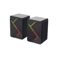 RGB 2.0 Channel USB-Powered Gaming Speakers - PlusGamer