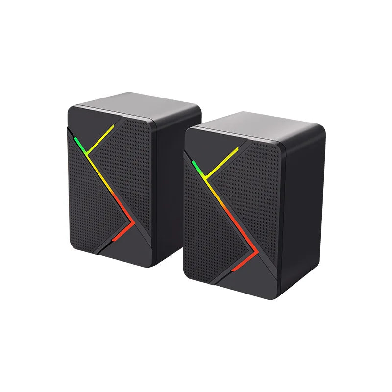 RGB 2.0 Channel USB-Powered Gaming Speakers - PlusGamer