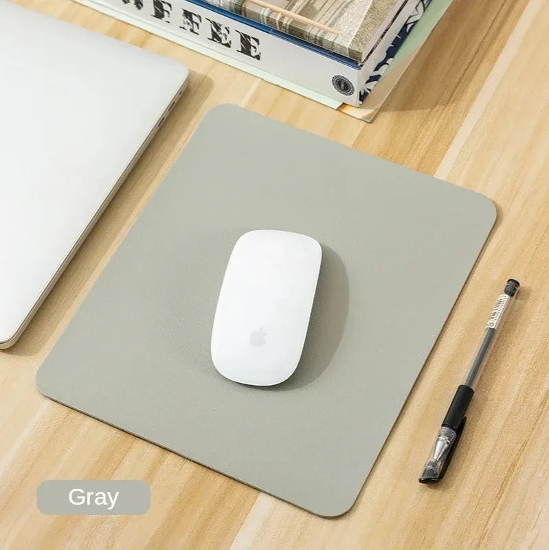 Small Non-Slip PU Leather Mouse Pad - PlusGamer