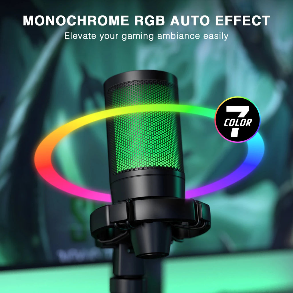 FIFINE AmpliGame A2 RGB USB Gaming Microphone - PlusGamer