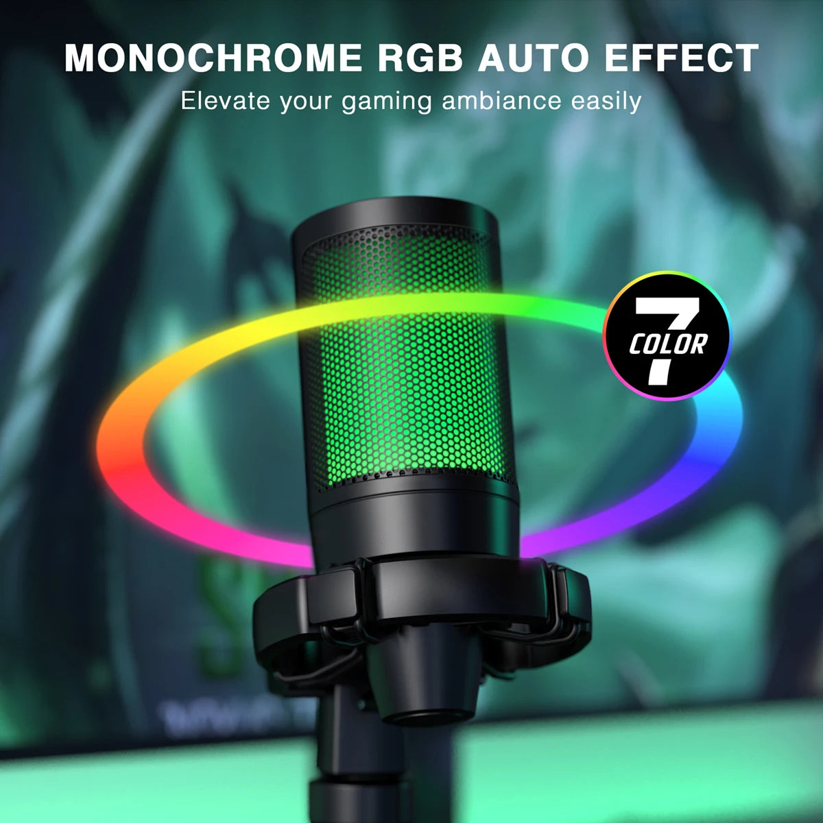FIFINE AmpliGame A2 RGB USB Gaming Microphone - PlusGamer