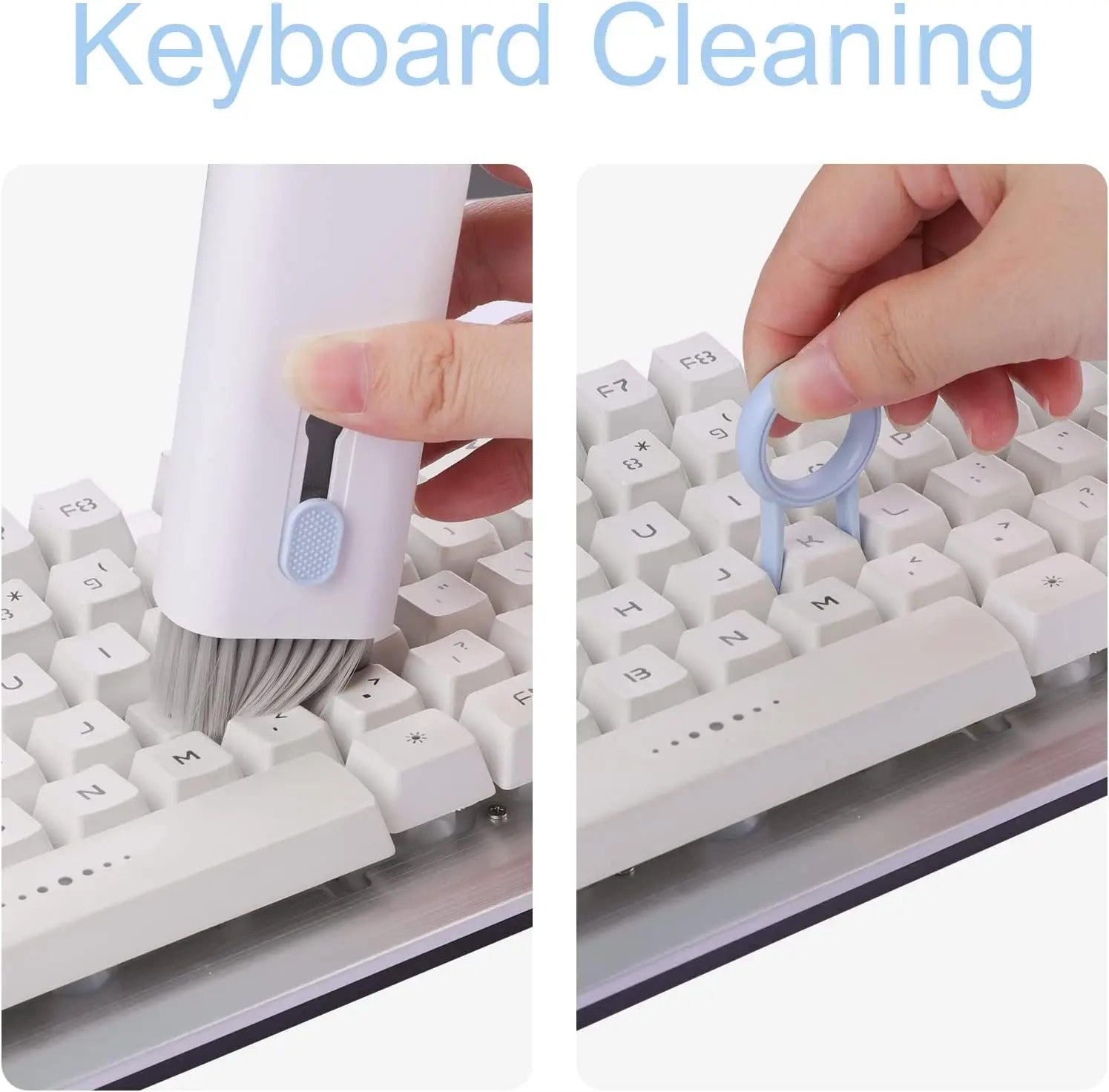7-in-1 Keyboard Cleaner Brush & Earphone Cleaning Pen Kit - PlusGamer