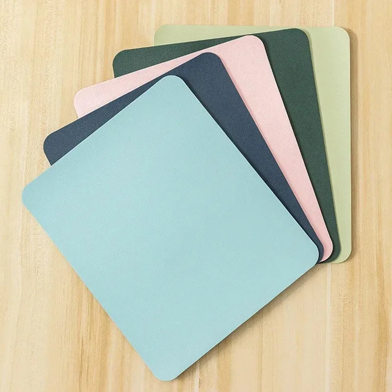 Small Non-Slip PU Leather Mouse Pad - PlusGamer