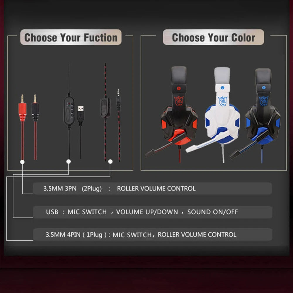 Noise Cancelling Multiplatform Gaming Headset - PlusGamer