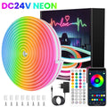 APP Control RGB Neon Rope Light with Music Sync - PlusGamer