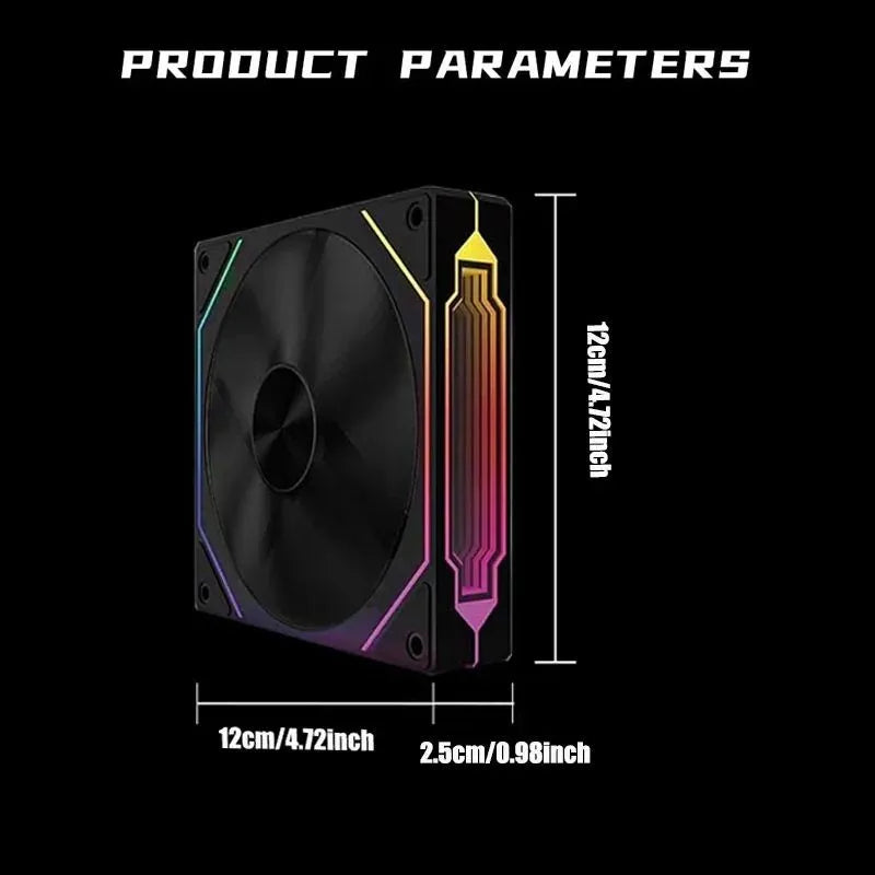 LDPCSJ Prism 4 RS 120mm ARGB Case Fan - PlusGamer