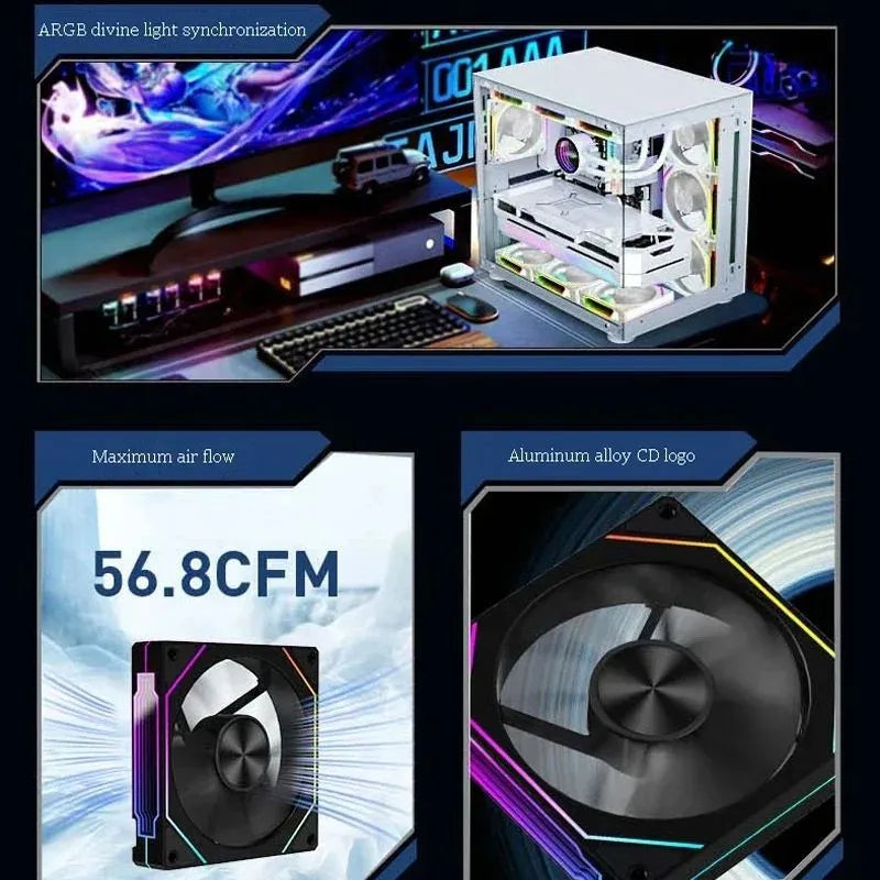 LDPCSJ Prism 4 RS 120mm ARGB Case Fan - PlusGamer