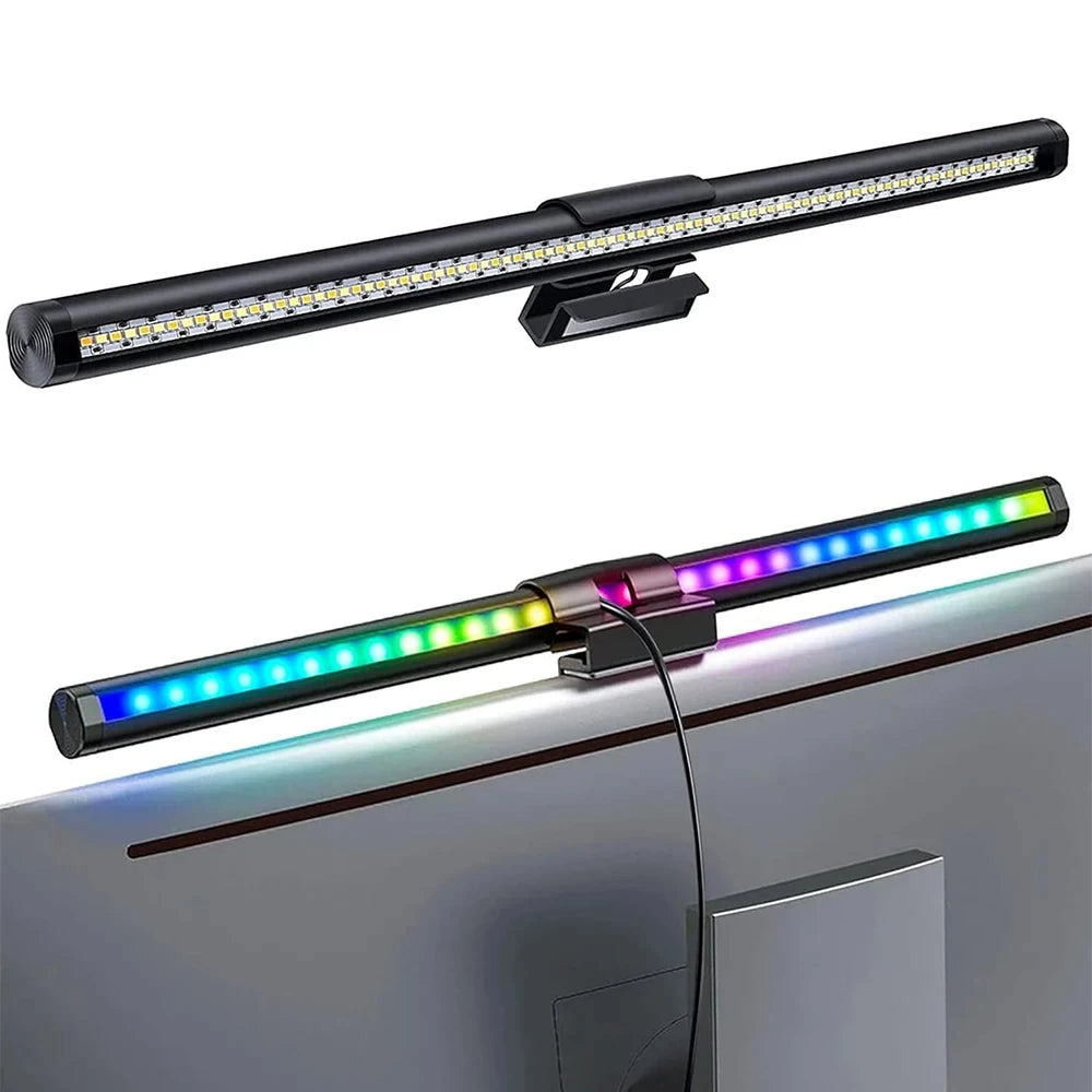 RGB Monitor Light Bar with Atmosphere Lighting (44cm) - PlusGamer
