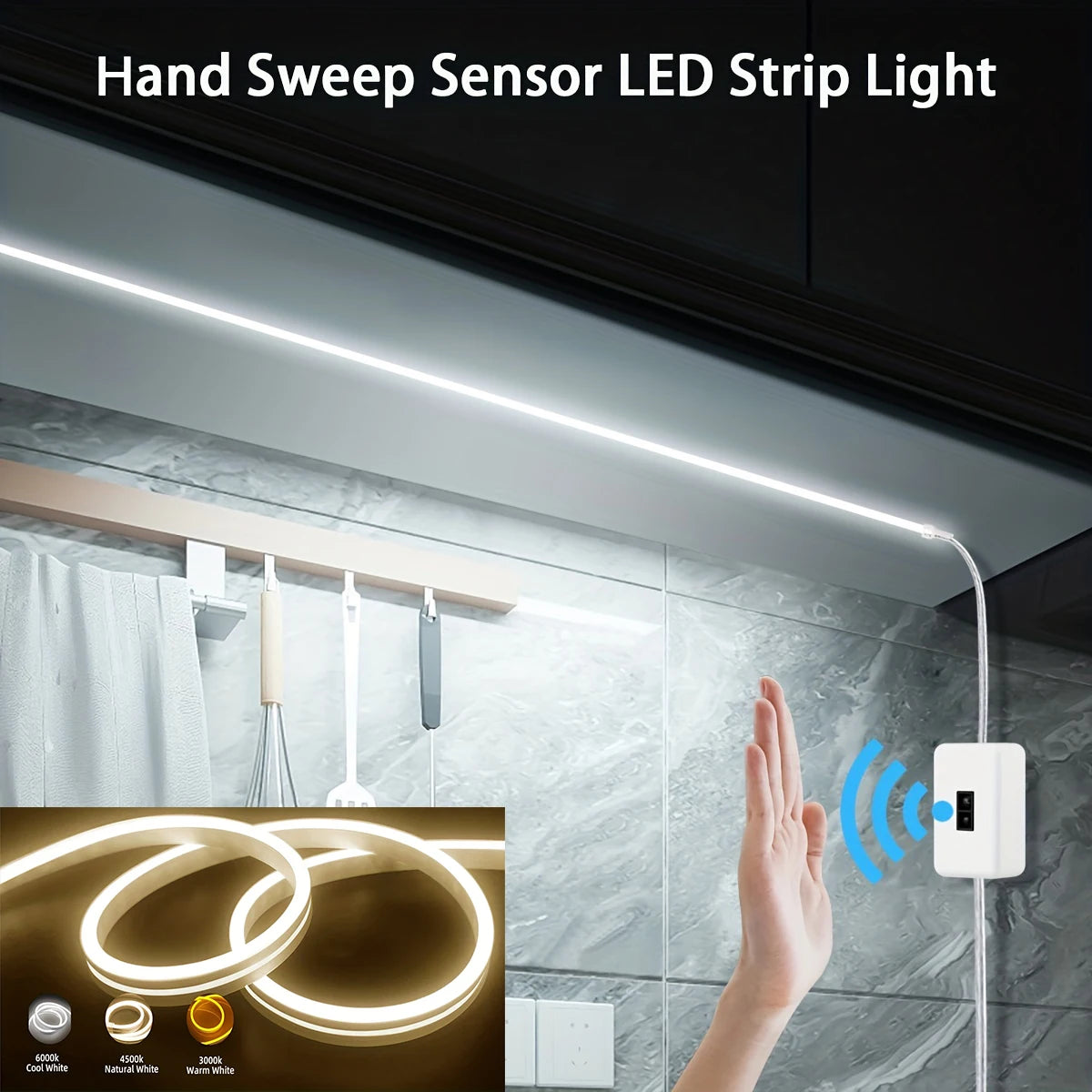 Smart Gesture Sensor Neon LED Light Strip - PlusGamer