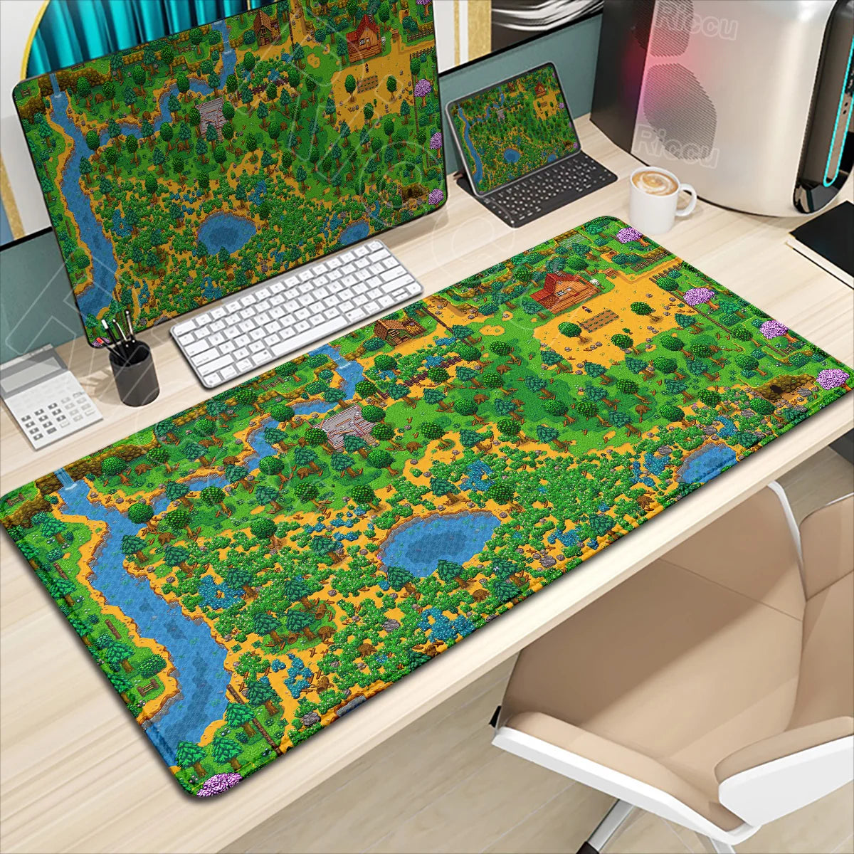 Mousepad XXL - Pixel Art Valley - PlusGamer