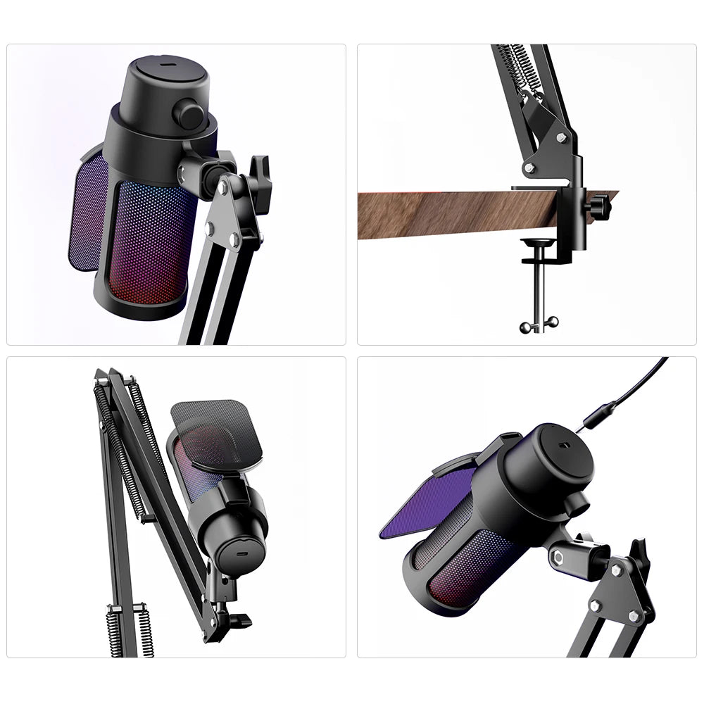 M8 RGB Gaming Mic Kit - PlusGamer