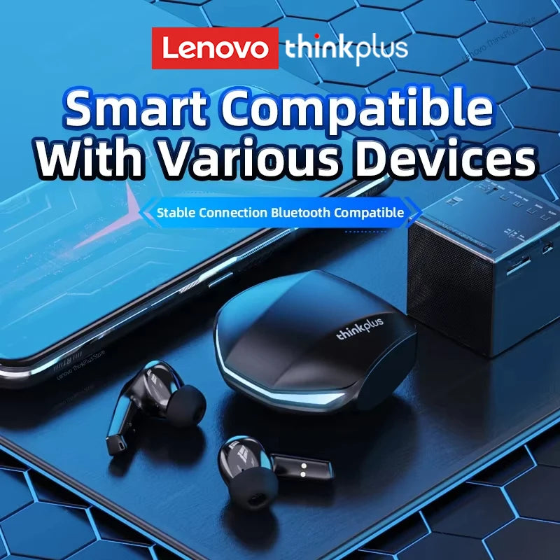 Lenovo GM2 Pro Bluetooth 5.3 Earbuds - PlusGamer