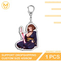 Adult Anime Uraraka Keychain - PlusGamer