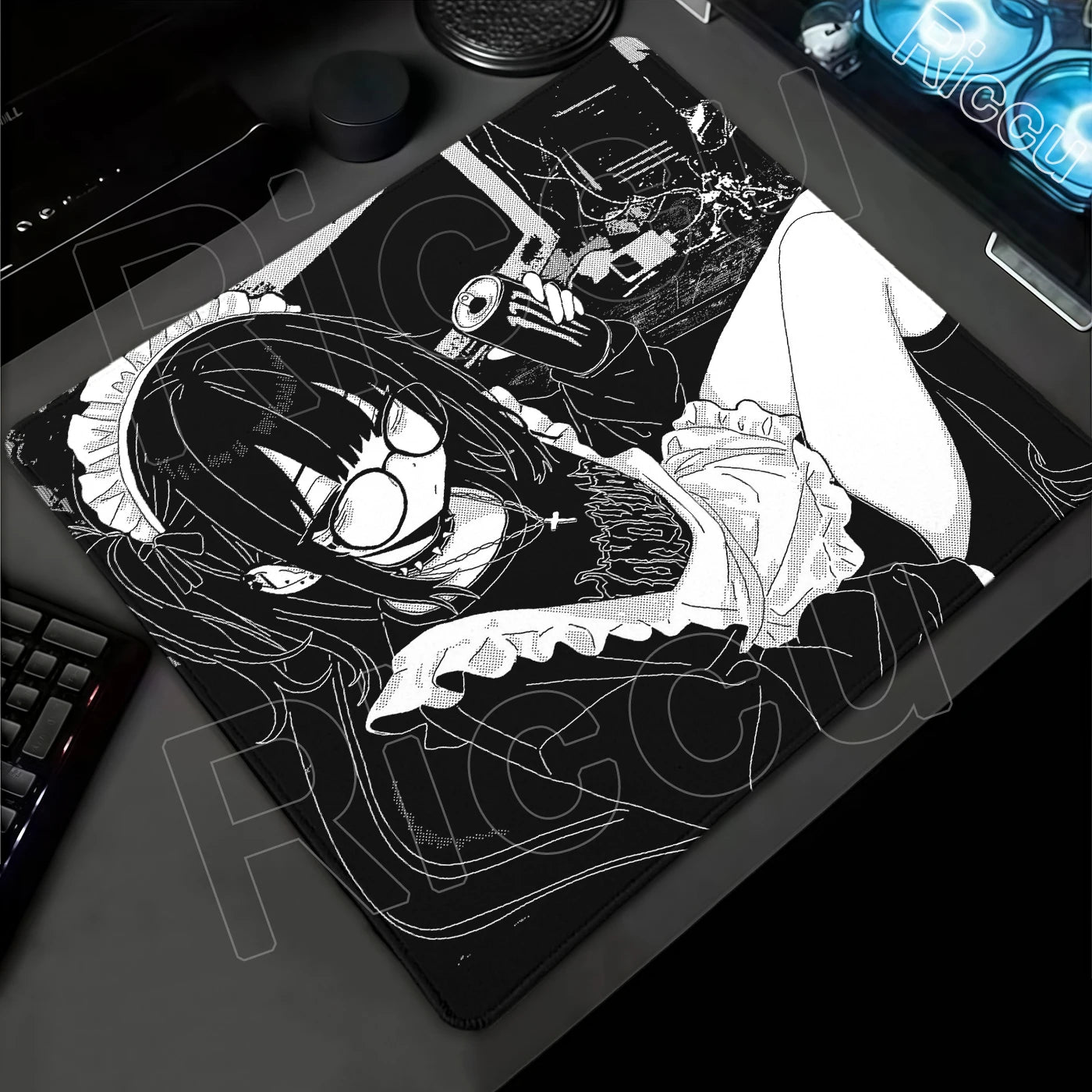 Dark Waifu Edition XXL Mousepad - PlusGamer