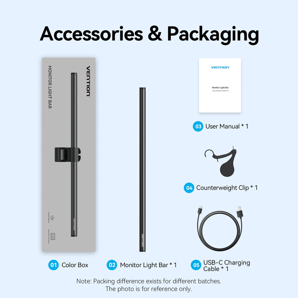 Vention Eye Protection Monitor Light Bar - PlusGamer