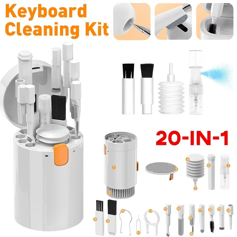 20-in-1 Multifunctional Cleaner Pen & Keyboard Brush Kit - PlusGamer