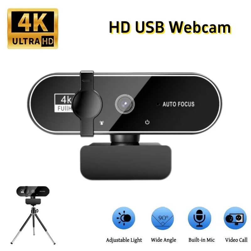 4K Autofocus Streaming Webcam - PlusGamer