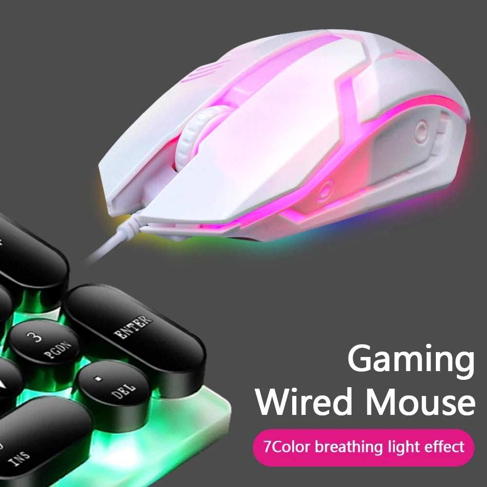 Limei S1 Mute Wired Gaming Mouse - PlusGamer