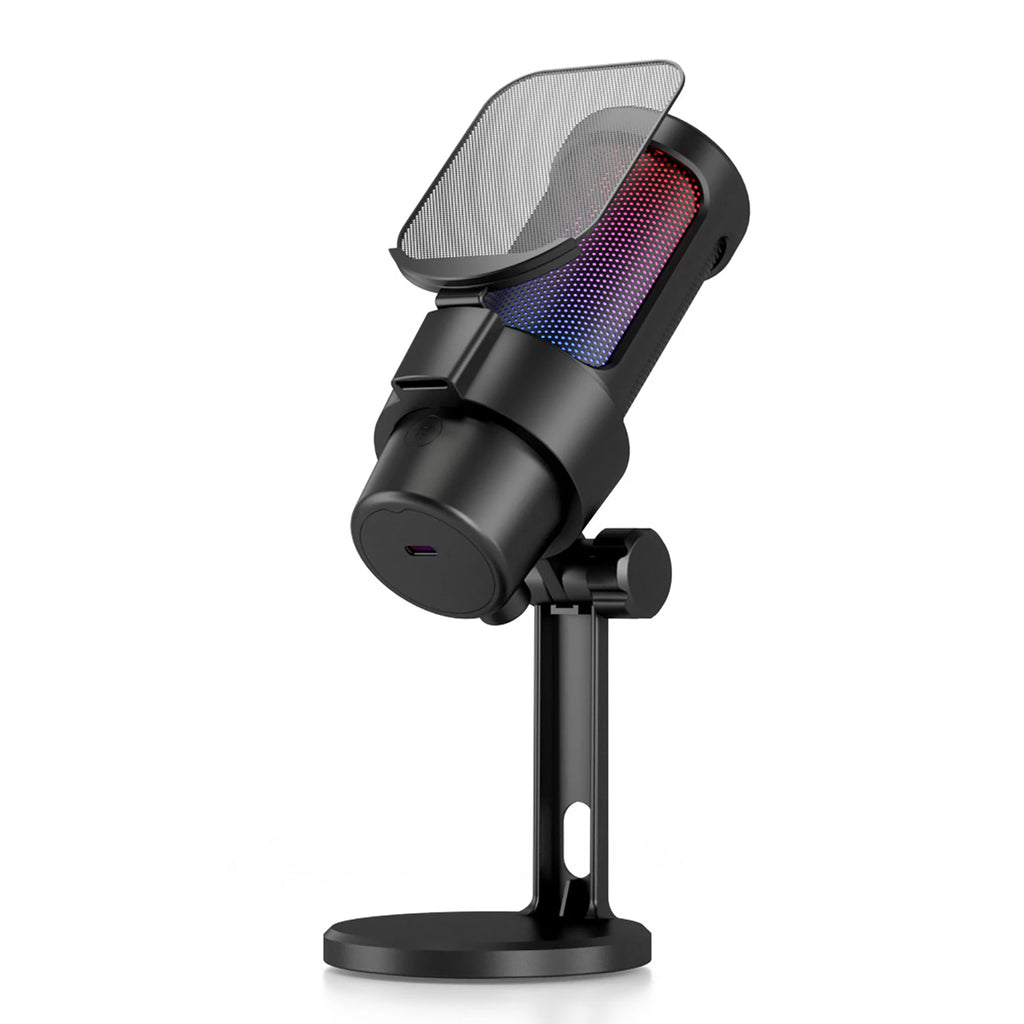 RGB Gaming Mic Kit with Tripod & Mute - PlusGamer