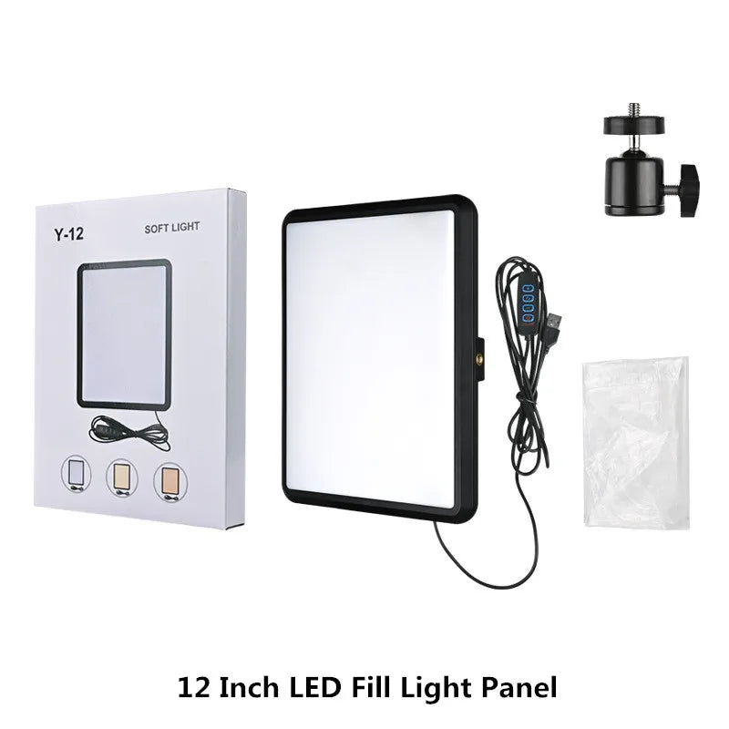 Professional LED Video Light Panel Kit with Stand - PlusGamer