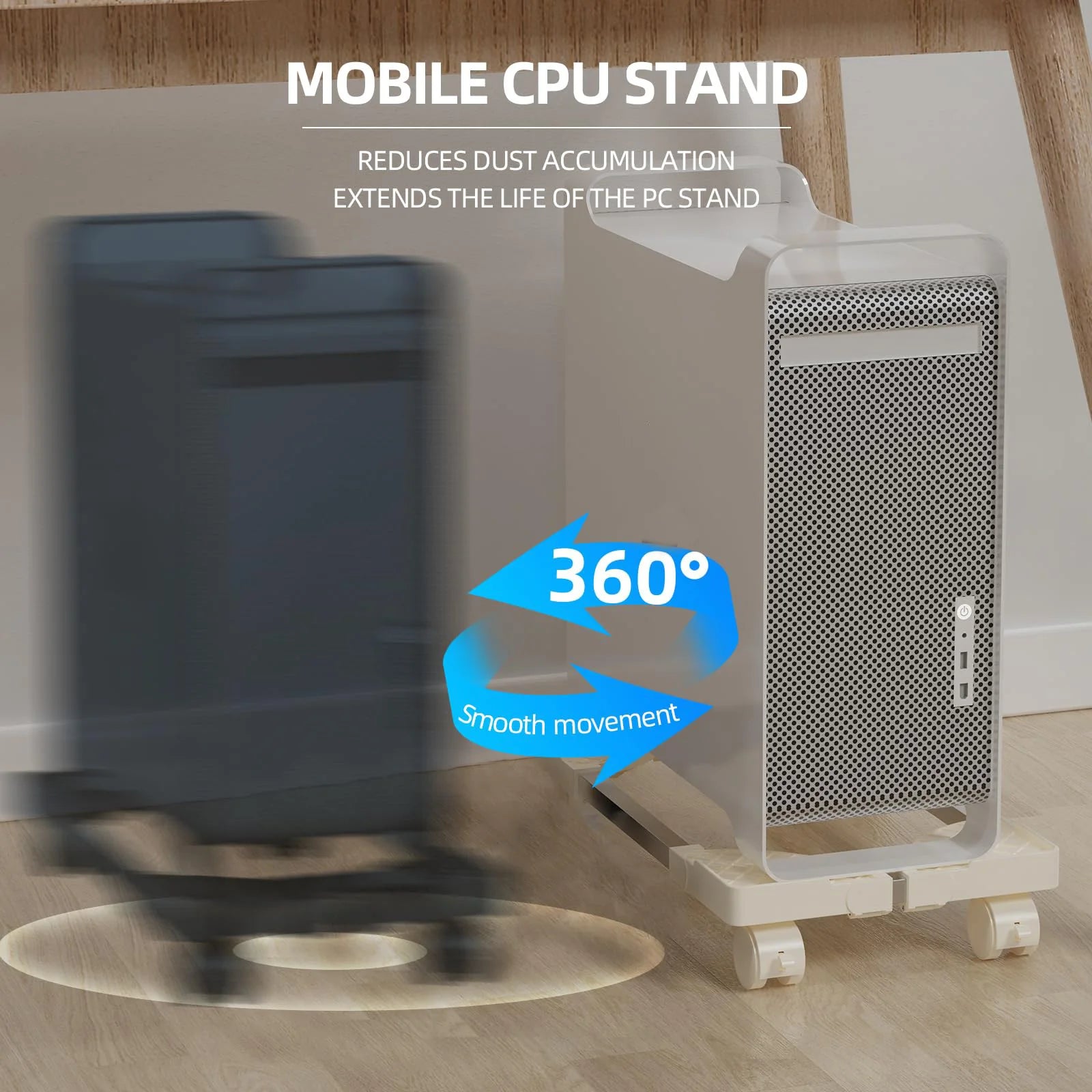 Adjustable PC Desktop Tower Stand - PlusGamer
