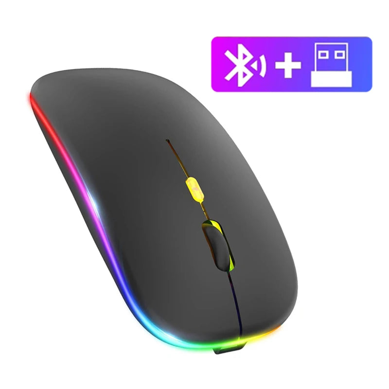 Rechargeable Bluetooth 5.2 Backlit Keyboard & Mouse - PlusGamer