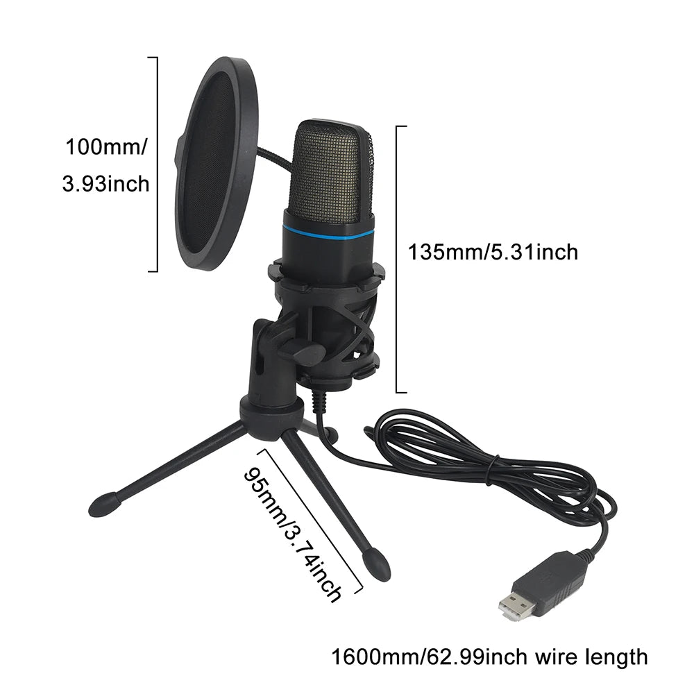 RGB USB Condenser Mic - PlusGamer