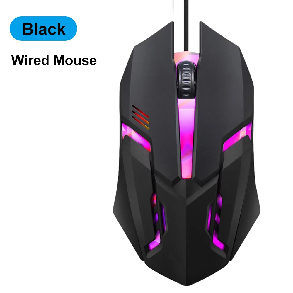 Dual-Mode RGB Silent Wireless Mouse - PlusGamer