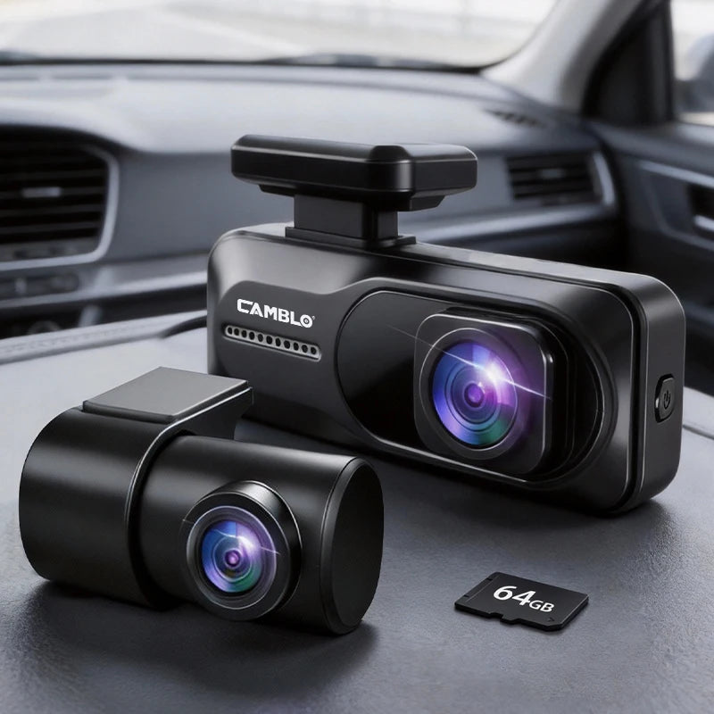 CAMBLO 4K+2K Dual Lens Dash Cam - PlusGamer