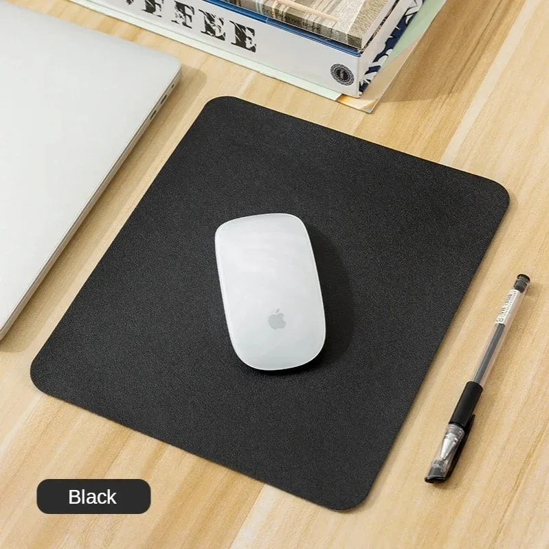 Small Non-Slip PU Leather Mouse Pad - PlusGamer